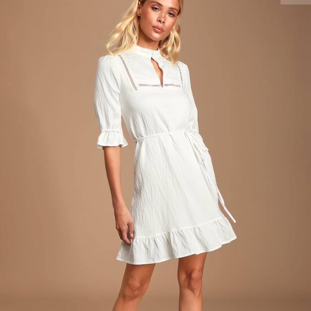 Lulus White XS Dress